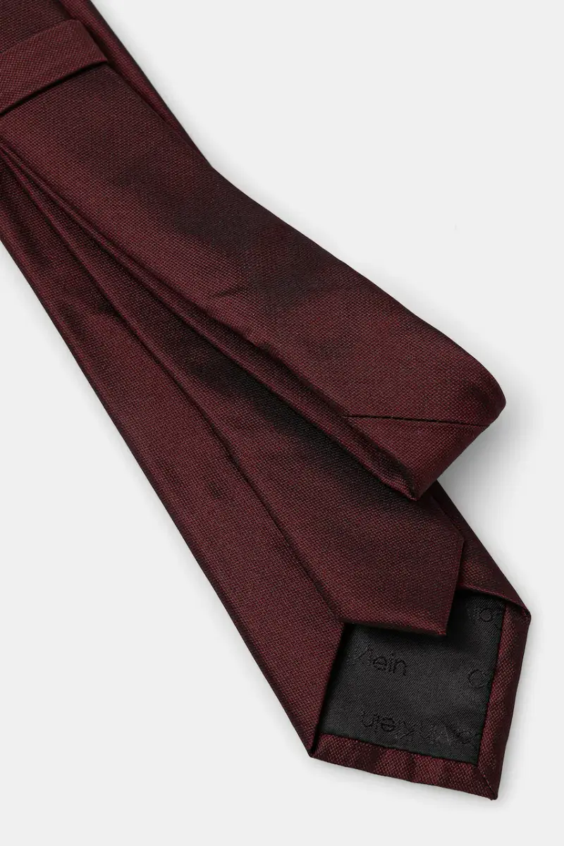 cravatta con seta Granata miniatura 2