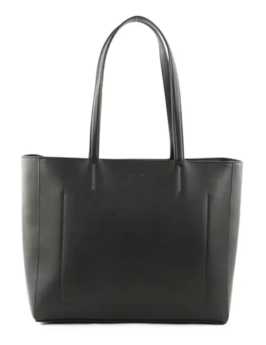Calvin Klein Donna Borsa Tote Bag con Zip, Nera (Ck Black), Taglia Unica, Nero (Black), Taglia Unica miniatura 3