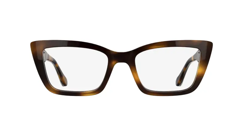 Donna Calvin Klein CK25549 240 Montature da vista Acetato Havana Cat Eye Normale miniatura 2