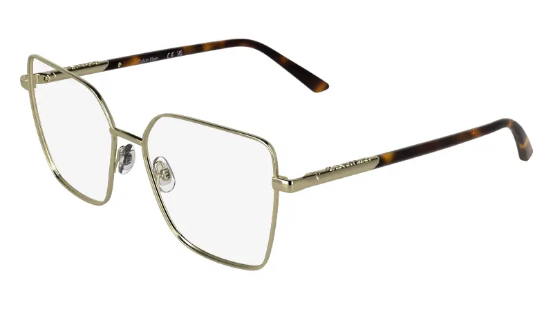 Donna Calvin Klein CK26102 715 Montature da vista Metallo Oro Farfalla Normale