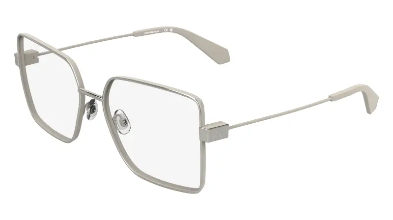 Donna Calvin Klein CKJ26203 042 Montature da vista Metallo Argento Squadrata Normale