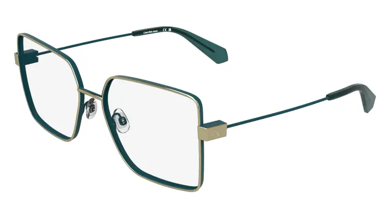 Donna Calvin Klein CKJ26203 729 Montature da vista Metallo Oro Squadrata Normale