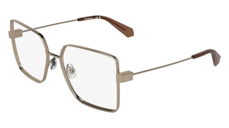 Donna Calvin Klein CKJ26203 770 Montature da vista Metallo Oro Squadrata Normale