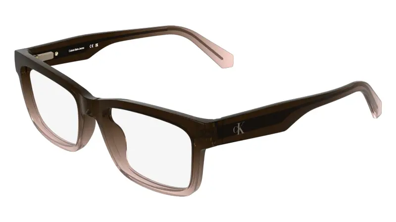 Donna Calvin Klein CKJ26610 214 Montature da vista Bio-iniettato Marrone Squadrata Normale