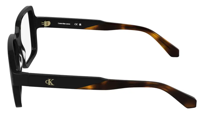 Donna Calvin Klein CKJ26613 001 Montature da vista Acetato Nero Squadrata Normale miniatura 3