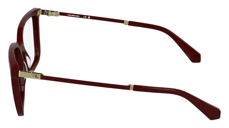 Donna Calvin Klein CKJ26615 600 Montature da vista Acetato Rosso Squadrata Normale miniatura 3