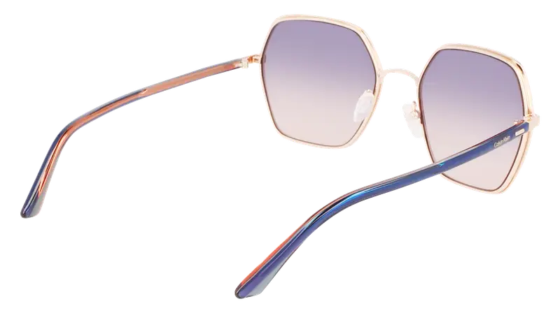 Calvin Klein Occhiali da sole Donna Blu 863169 miniatura 3