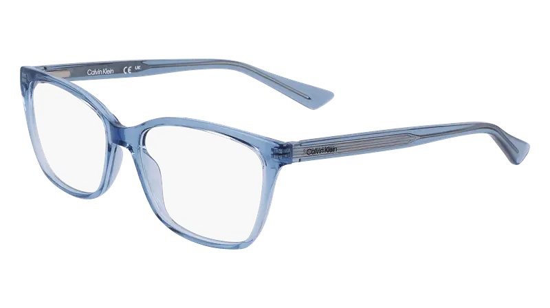 Calvin Klein Donna CK23516 414 Montature da vista Bio-iniettato Blu  Squadrata Normale Normale