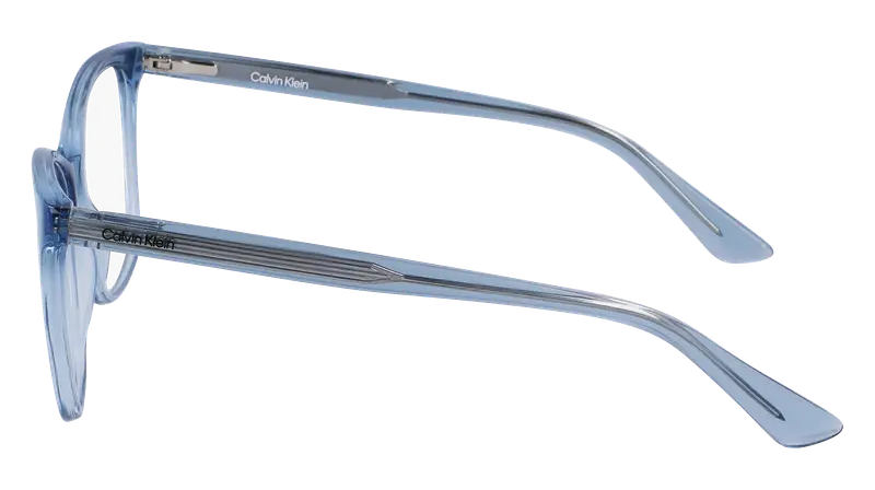 Calvin Klein Donna CK23523 414 Montature da vista Bio-iniettato Blu Farfalla Normale miniatura 3