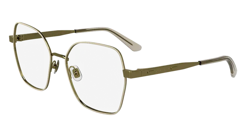 Calvin Klein Donna CK24112 719 Montature da vista Metallo Oro  Squadrata Normale