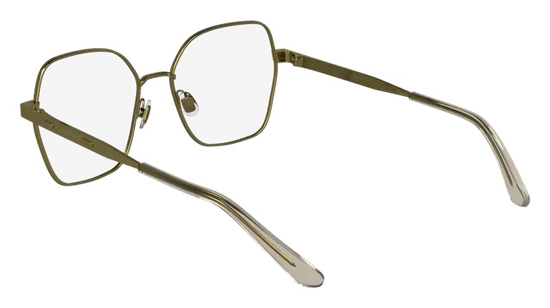 Calvin Klein Donna CK24112 719 Montature da vista Metallo Oro Squadrata Normale miniatura 2