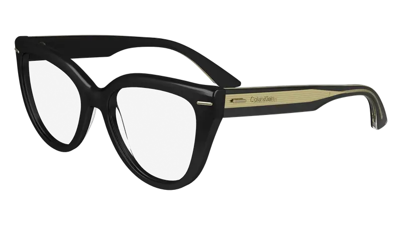 Calvin Klein Donna CK24514 001 Montature da vista Acetato Nero  Farfalla Normale