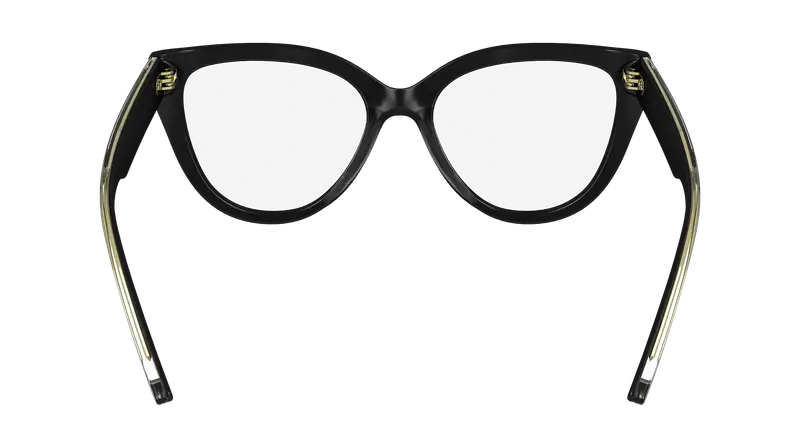 Calvin Klein Donna CK24514 001 Montature da vista Acetato Nero Farfalla Normale miniatura 3