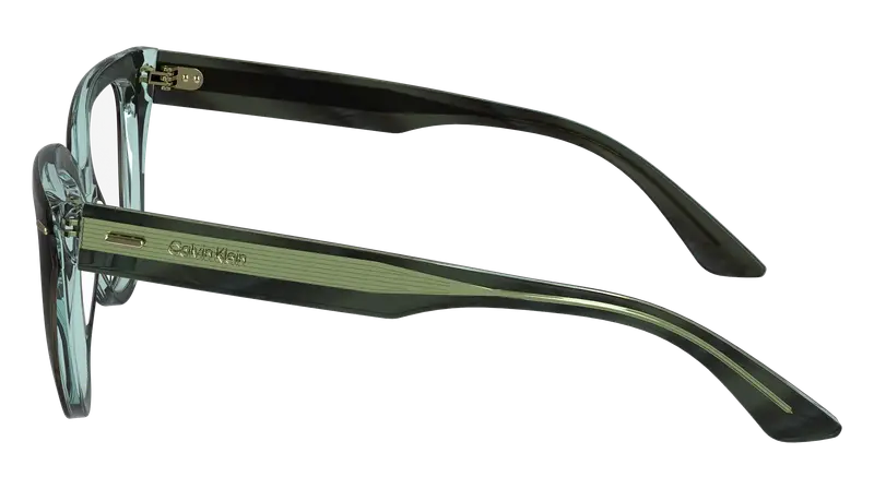 Calvin Klein Donna CK24514 031 Montature da vista Acetato Grigio Farfalla Normale miniatura 2