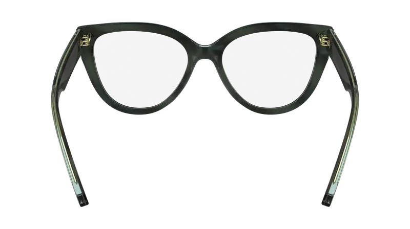 Calvin Klein Donna CK24514 031 Montature da vista Acetato Grigio Farfalla Normale miniatura 3