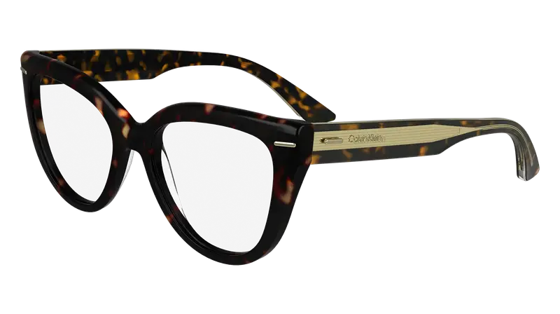 Calvin Klein Donna CK24514 235 Montature da vista Acetato Marrone Farfalla Normale