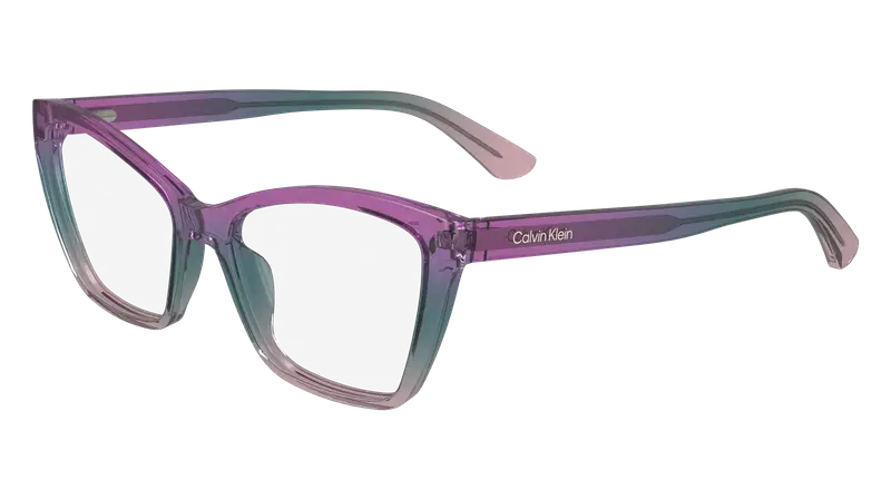 Calvin Klein Donna CK24523 503 Montature da vista Bio-iniettato Viola Farfalla Normale