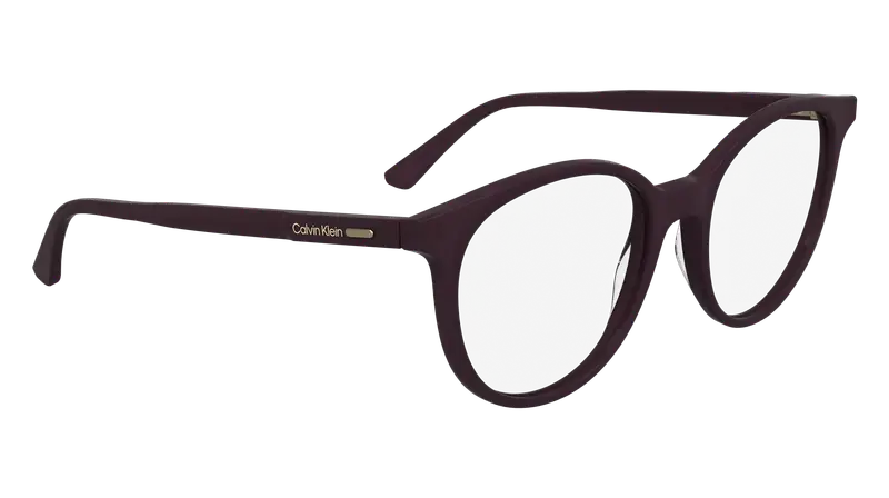 Calvin Klein Donna CK24543 515 Montature da vista Acetato Viola Rotonda Normale miniatura 3