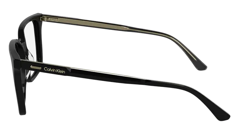 Calvin Klein Donna CK24544 001 Montature da vista Acetato Nero Squadrata Normale miniatura 3