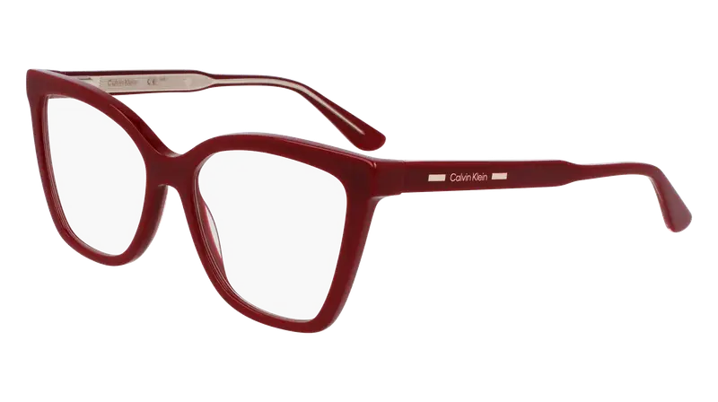 Calvin Klein Donna CK24550MAG-SET 605 Montature da vista Acetato Bordeaux Farfalla Normale