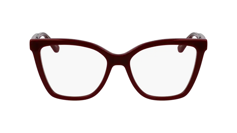 Calvin Klein Donna CK24550MAG-SET 605 Montature da vista Acetato Bordeaux Farfalla Normale miniatura 2