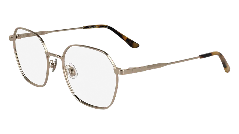 Calvin Klein Donna CK25103 770 Montature da vista Metallo Oro  Squadrata Normale