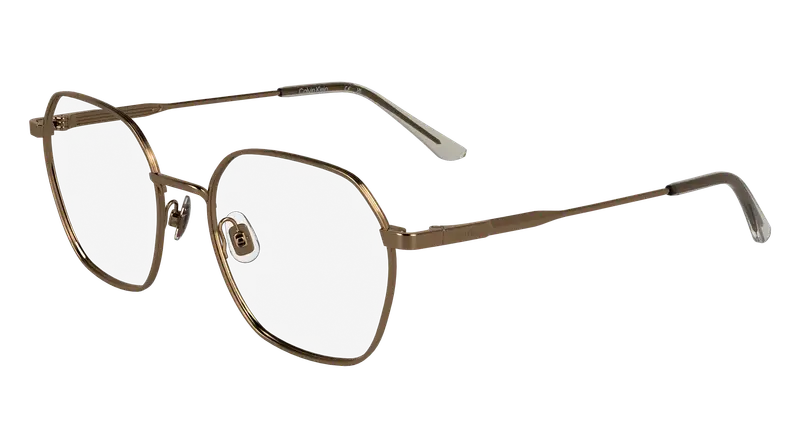 Calvin Klein Donna CK25103 771 Montature da vista Metallo Oro  Squadrata Normale