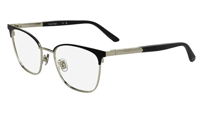 Calvin Klein Donna CK25105 001 Montature da vista Metallo Nero  Cat Eye Normale