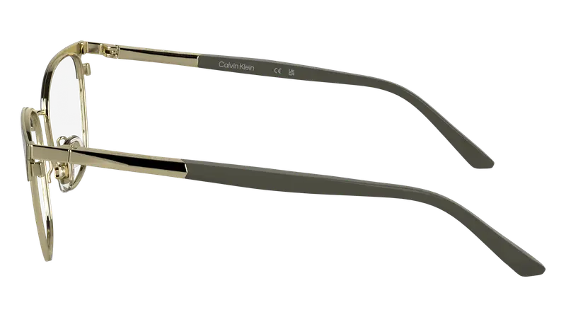 Calvin Klein Donna CK25105 035 Montature da vista Metallo Grigio Cat Eye Normale miniatura 2