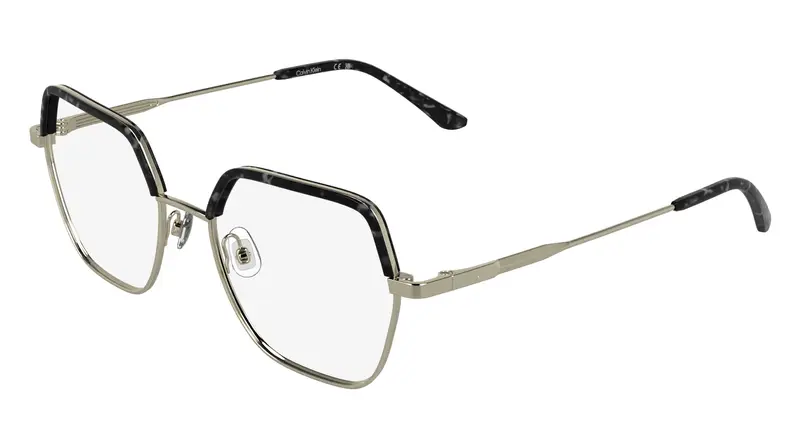 Donna CK25113 716 Montature da vista Metallo Oro Farfalla Normale