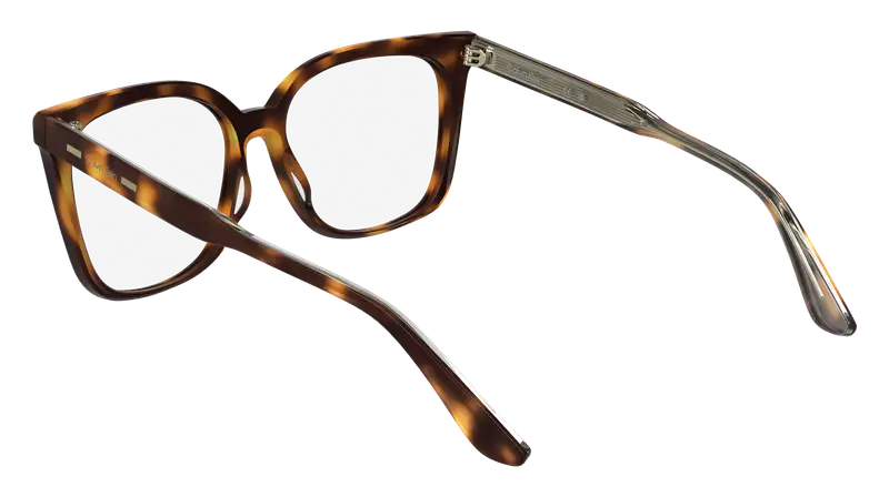 Calvin Klein Donna CK25511 240 Montature da vista Acetato Havana Squadrata Normale miniatura 3