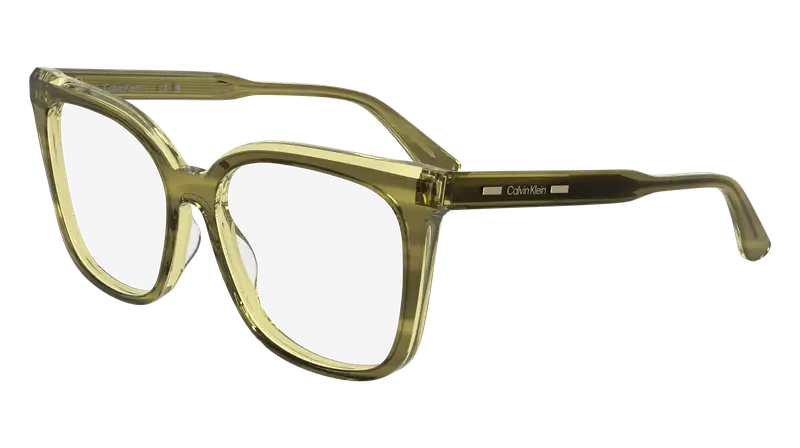 Calvin Klein Donna CK25511 317 Montature da vista Acetato Verde  Squadrata Normale