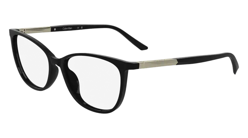 Calvin Klein Donna CK25512 001 Montature da vista Bio-iniettato Nero Cat Eye Normale