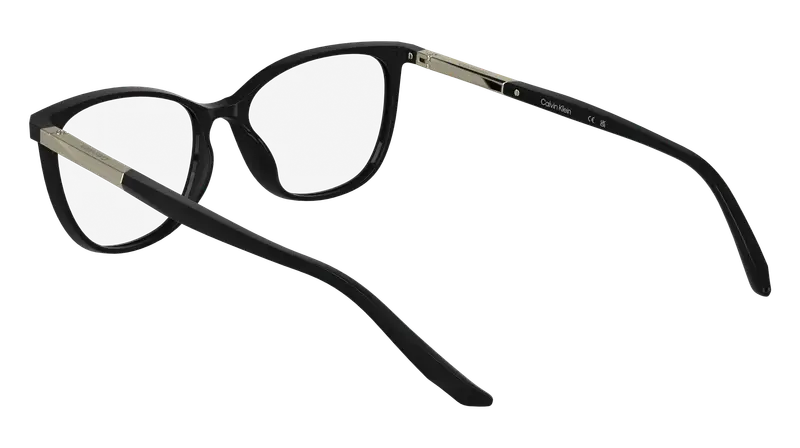 Calvin Klein Donna CK25512 001 Montature da vista Bio-iniettato Nero Cat Eye Normale miniatura 3