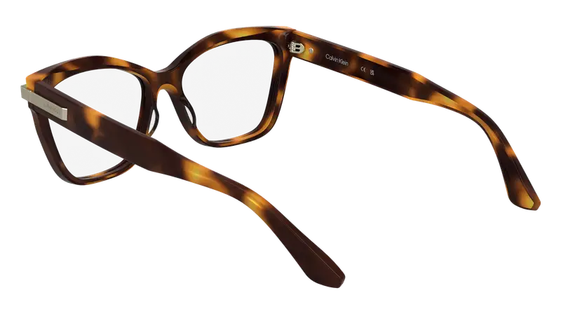 Calvin Klein Donna CK25513 240 Montature da vista Acetato Havana Cat Eye Normale miniatura 3
