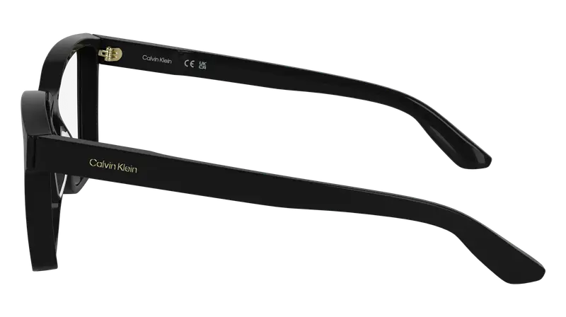 Calvin Klein Donna CK25516 001 Montature da vista Acetato Nero Squadrata Normale miniatura 2