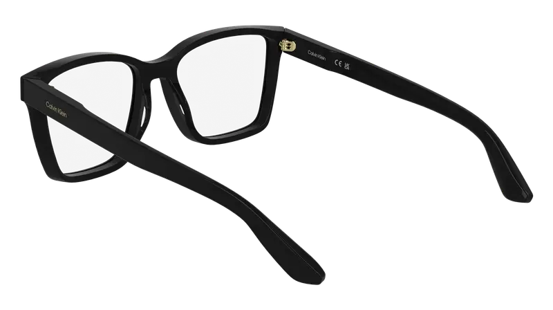 Calvin Klein Donna CK25516 001 Montature da vista Acetato Nero Squadrata Normale miniatura 3
