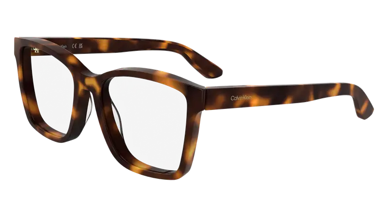 Calvin Klein Donna CK25516 240 Montature da vista Acetato Havana Squadrata Normale