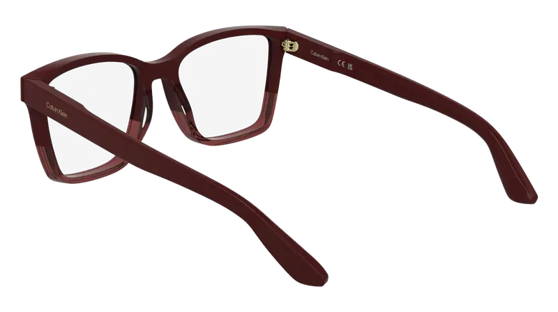 Calvin Klein Donna CK25516 605 Montature da vista Acetato Bordeaux Squadrata Normale miniatura 3