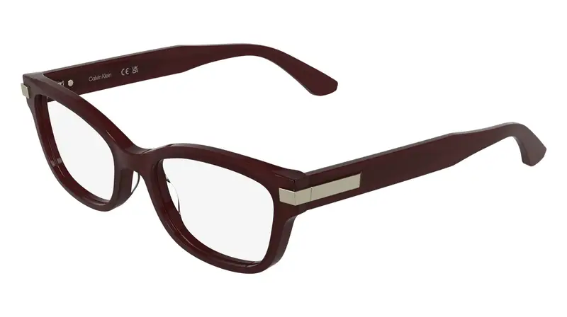 Donna CK25541 605 Montature da vista Acetato Bordeaux Cat Eye Normale