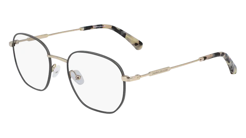 Calvin Klein Donna CKJ20101 272 Montature da vista Metallo Grigio  Rotonda Normale Fotocromatiche