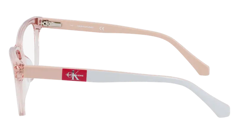 Calvin Klein Donna CKJ21621 670 Montature da vista Acetato Rosa Squadrata Normale Fotocromatiche miniatura 3
