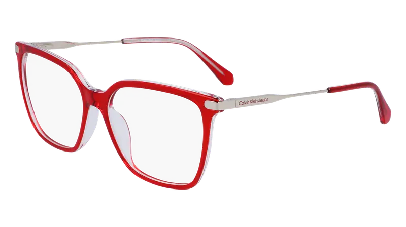 Calvin Klein Donna CKJ22646 600 Montature da vista Acetato Rosso  Farfalla Normale Fotocromatiche