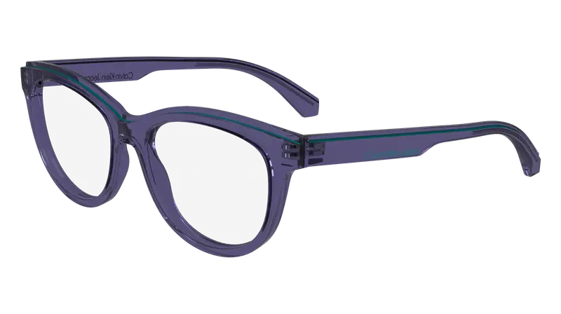 Calvin Klein Donna CKJ24611 508 Montature da vista Bio-iniettato Viola Rotonda Normale