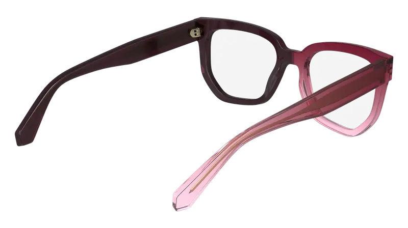 Calvin Klein Donna CKJ24615 602 Montature da vista Acetato Rosa Squadrata Normale miniatura 3
