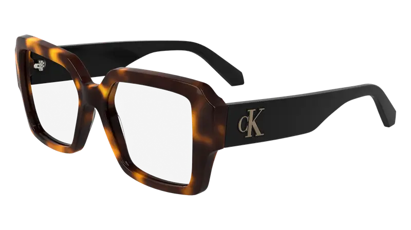 Calvin Klein Donna CKJ24635 235 Montature da vista Acetato Havana Squadrata Normale