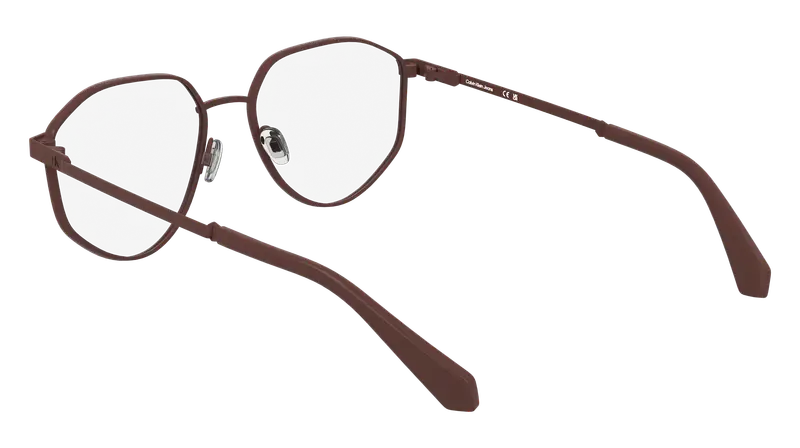 Calvin Klein Donna CKJ25204 600 Montature da vista Metallo Rosso Squadrata Normale miniatura 3