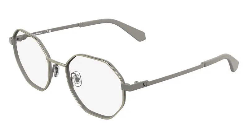 Donna CKJ25211 718 Montature da vista Metallo Grigio Squadrata Normale
