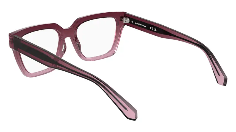 Calvin Klein Donna CKJ25609 602 Montature da vista Acetato Rosa Cat Eye Normale miniatura 3