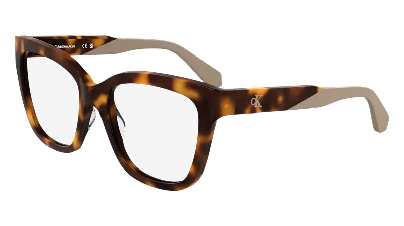 Calvin Klein Donna CKJ25616 235 Montature da vista Acetato Havana Farfalla Normale